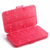 Foldable Weekly Pill Organizer, Red