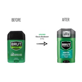Brut Deodorant Original Fragrance 2.7 oz / 76 g (Pack of 6)