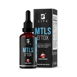 Mezcla de Zeolita, Vitamina C, MSM 60 ml. Desintoxiacion de Metales Pesados. Gotas 60 tomas. Ingredientes naturales. Adicionado con Zinc y Selenio. Mt
