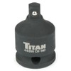 Titan TIT48355 Drive Reducing Impact Adapter, 3/8" x 1/4"