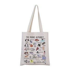Maine State Tote Bag Welcome To Maine Moving to Maine Gift Maine Travel Gift (Maine State Tote)