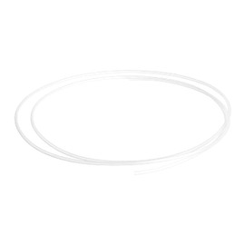 Othmro PTFE Teflon Bowden Tube 3.28ft-1.6mm ID x 2mm OD–Milky White Connector Tubing for 3D Printer-1PCS