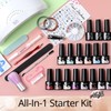 UR SUGAR UV Nagellack Set mit UV Lampe Starterset Nude,