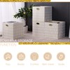 13×13×13 Storage Cube Bins, 13 Inch Foldable Fabric Storage Cubes
