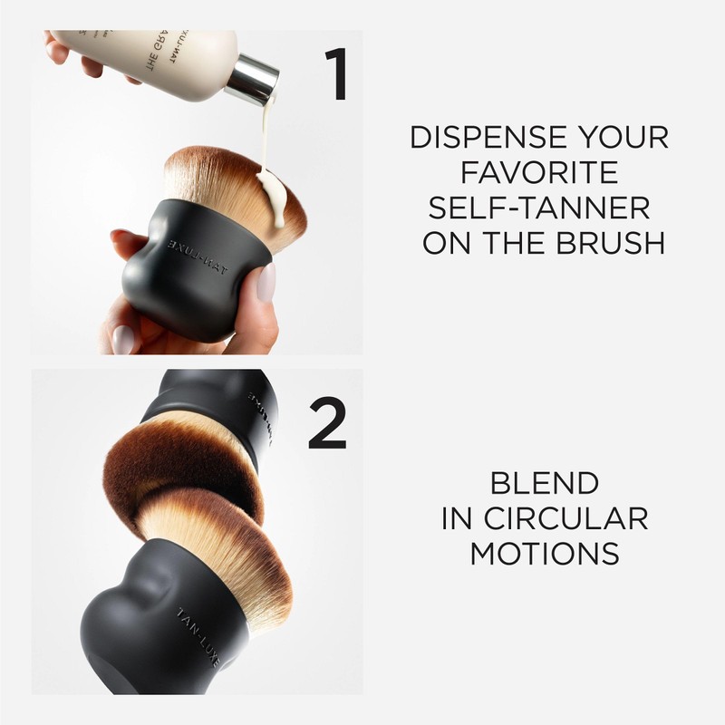 Tan-Luxe The Kabuki Brush Face and Body Self-Tanning Brush with