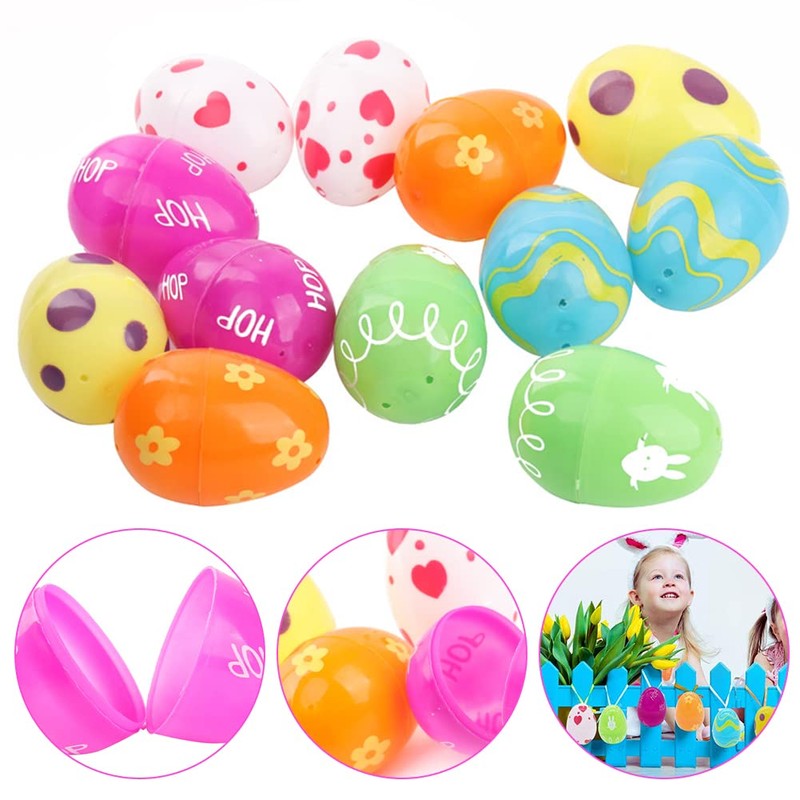 PLNVNVP 24 x Easter Eggs, Easter Eggs Decoration, Colourful Easter