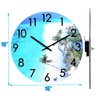 Crosstime 16 Inch Waterproof Large Outdoor Clock – Rustproof Weather