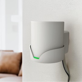 Bangcheer-Wall Mount for TP-Link, Deco X10 X20 X60 X50 X55 WiFi 6 Wall Mount Bracket with Cable Organizer Home Mesh WiFi System, Sturdy Bracket Holder Space Saving TP-Link Router Wall Holder(1Pack)