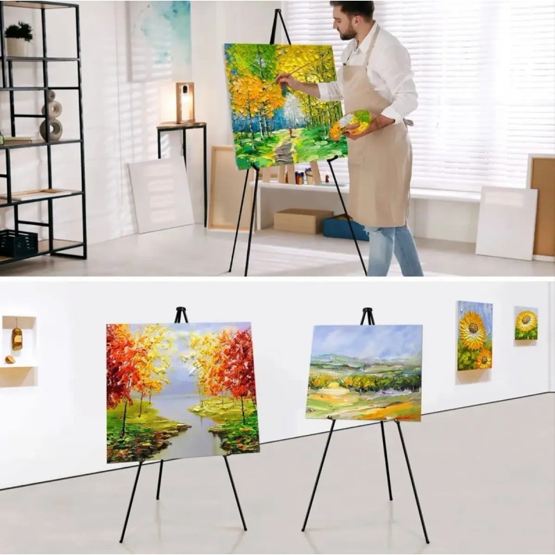 Caballete Plegable Instantáneo De 169cm Portátil Arte Pintar