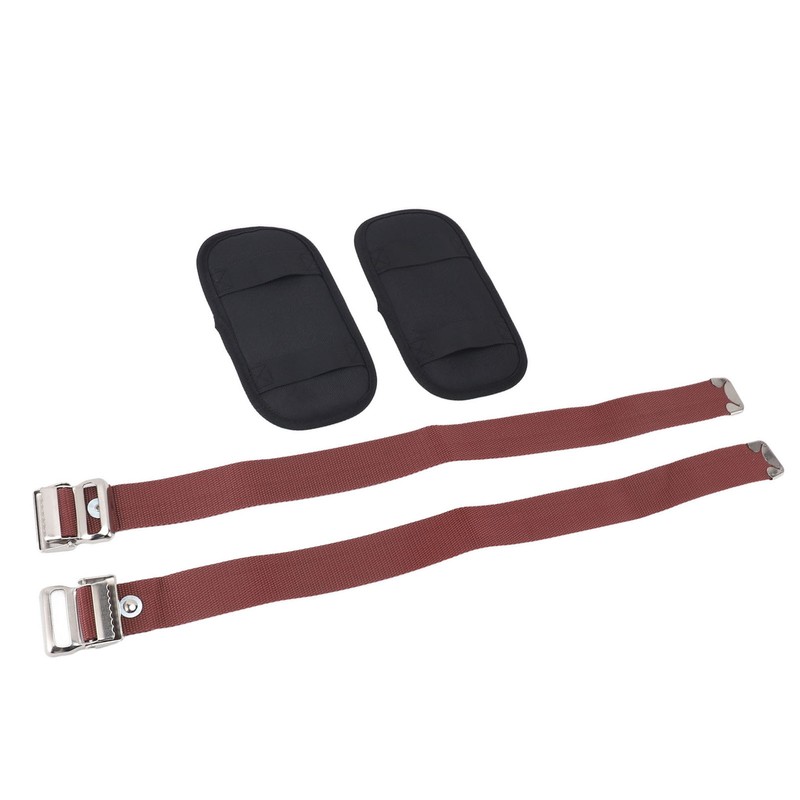 2PCS Drywall Stilt Protective Comfortable Adjustable Stilt Leg Straps Padded