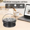 Casenly Mosquito Coil Holder, Metal Incense Holder, Portable Metallic Mosquito