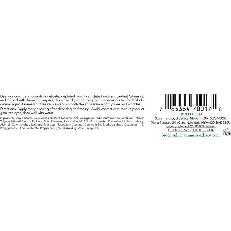 Vitamin E Night Cream by Mario Badescu for Women -
