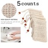 Exfoliating Soap Bar Saver Pouch, 5pcs/set Facial Cleaning Soap Foaming