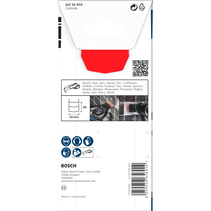 Bosch 1 x Pro Multi Material AIZ 32 RT5 Blade