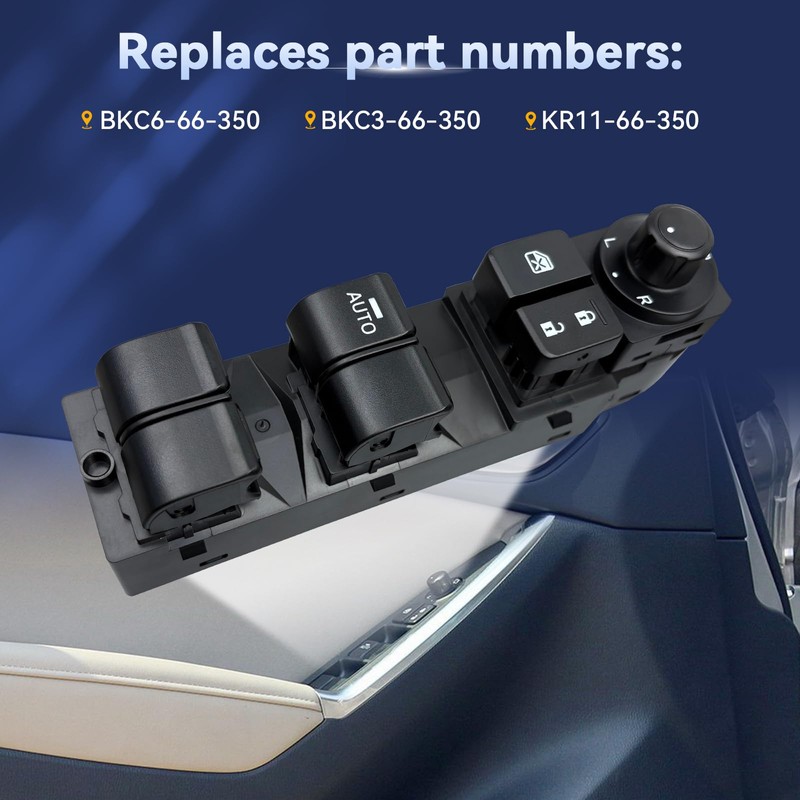 BELGEMAY Driver Side Power Window Switch - Compatible with 2013-2015