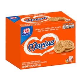 Gamesa Marias Cookies 4.9oz Sleeves, 29.6oz Total (Pack of 6)