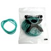 CanDo Green Rubber Bands, Latex-Free, 25 Count