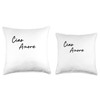Ciao amore love message Throw Pillow
