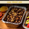 Superior Foil Containers with Lids – 1.5 Litre Sturdy Deep