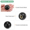 M METERXITY 3 Pcs Screw-in Ball Knob M10 Female Thread