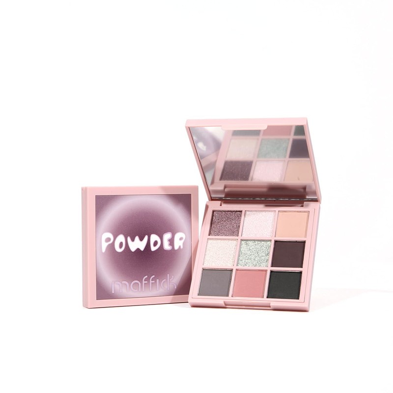 Paleta de Sombras de Ojos 9 Colores, Resistente al Agua