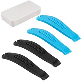 Bicycle Tire Lever, 4PCS Bike Tire Levers, Bicycle Tyre Bar Rod Repair Tool (Black+Blue)