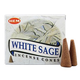 ★ purifying ★ HEM White sage incense cone type 12 cases (1 case 10 pieces)