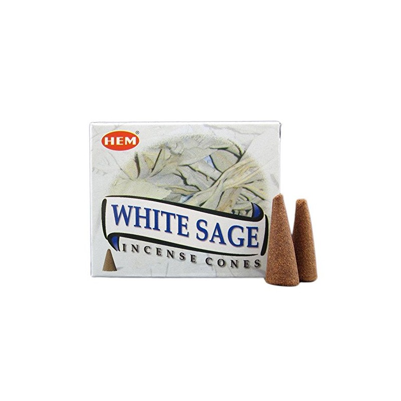 ★ purifying ★ HEM White sage incense cone type 12