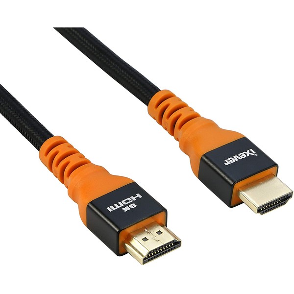 IXEVER 8K HDMI 2.1 Cable 2m (Certified) HDMI Cable 2.1