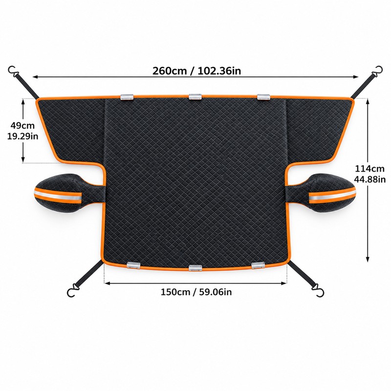 Car Windshield Snow Cover for Winter Protection – Magnetic Frost