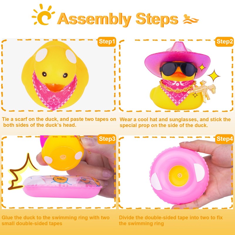 MuMyer Car Duck Decoration Dashboard, Rubber Duck Car Ornament Accessories