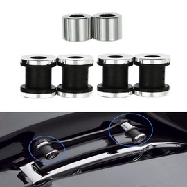 H-D Quick Release Sissy Bar Rack 4 Point Docking Hardware Fit for Harley Davidson Touring Street Glide Electra Glide Road King Road Glide 2009-2025