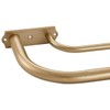 Antique Gold Double Curtain Rods, Double Curtain Rod for Window