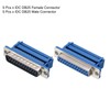 sourcing map 5Pairs D-SUB DB25 25 Pin IDC Crimp Connector