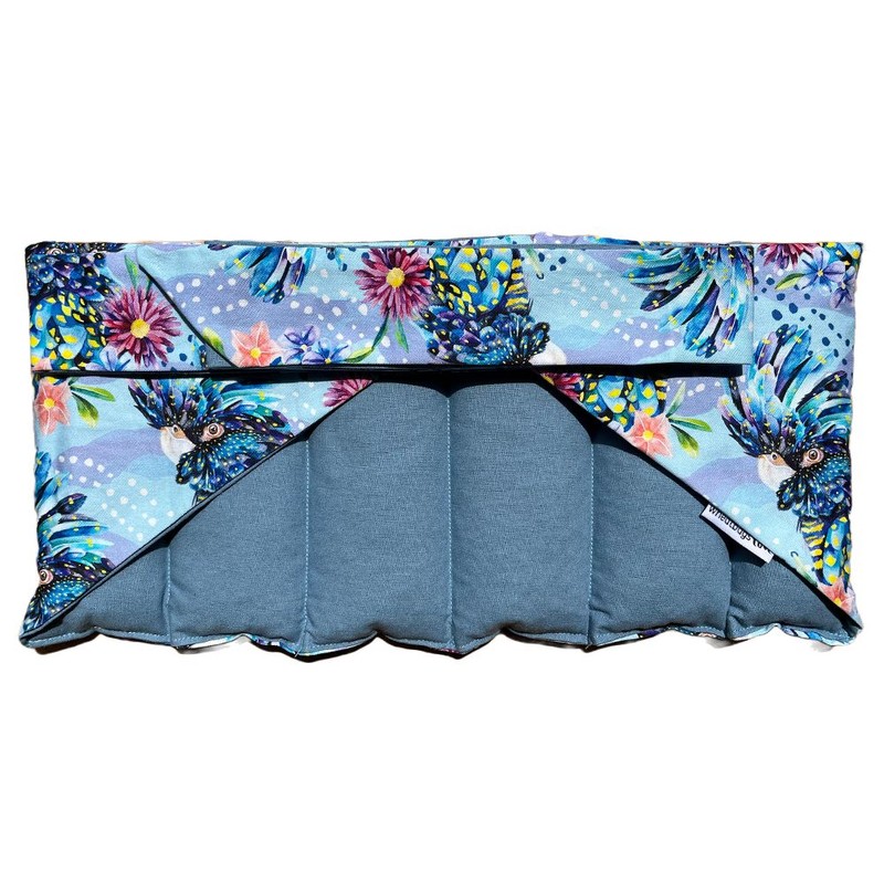 Wheatbags Love Wrap Around Heat Pack, Blue Cockatoo