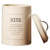 Mikinona Sturdy Rice Storage Container Airtight Grain Holder Scoop for