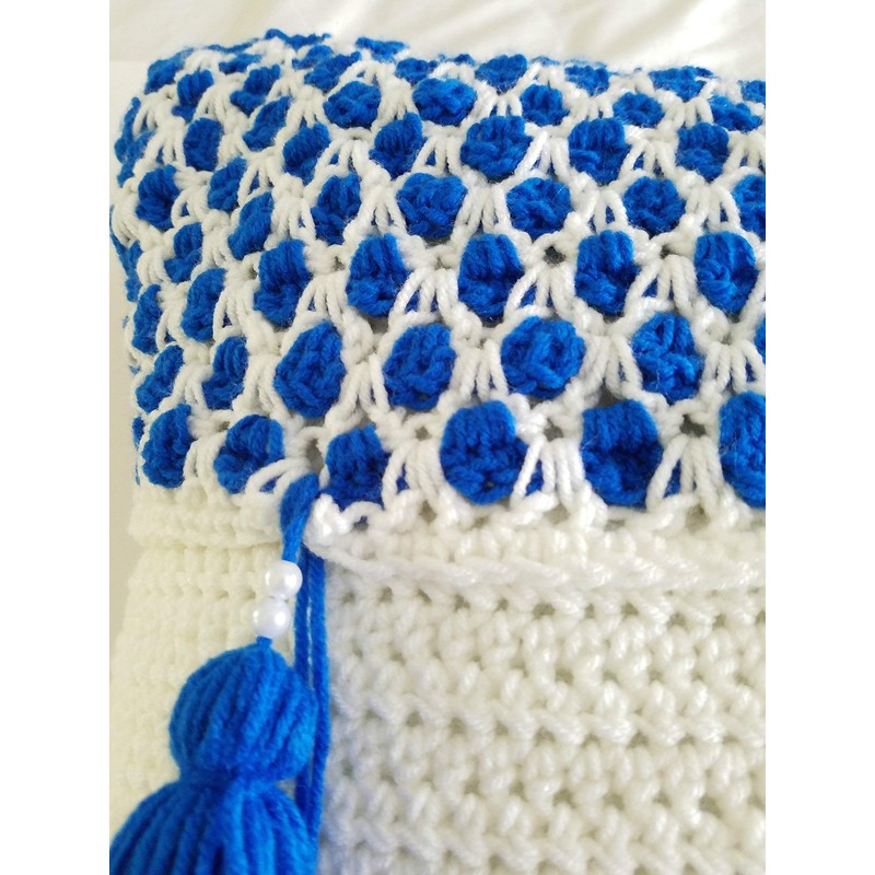 Crochet 18 inch x 18 inch Decorative Pillow