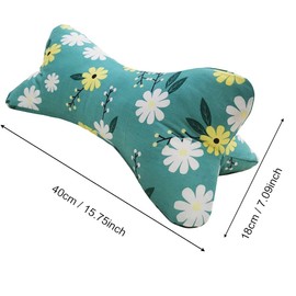 Neck & Cervical Pillows Dog Bone Shaped Travel Neck Pillows With Washable Removable Cover For Car Bus Truck Driving Comfort Head Rest Support Bone Pillows For Neck Chiropractic Pillow ( Size : C )