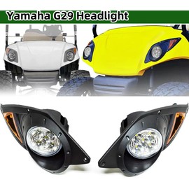 Golf Cart light Compatible Yamaha G29 Complete ultimate LED Light Kit with Turn Signals, Hazard Flasher, Horn and Brake fits Yamaha G29 Drive 2007+ Gas&Electric golf cart