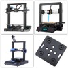 Small Plate Slotted Mini V Shape Wheel Bracket for 3D