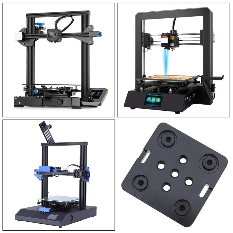Small Plate Slotted Mini V Shape Wheel Bracket for 3D