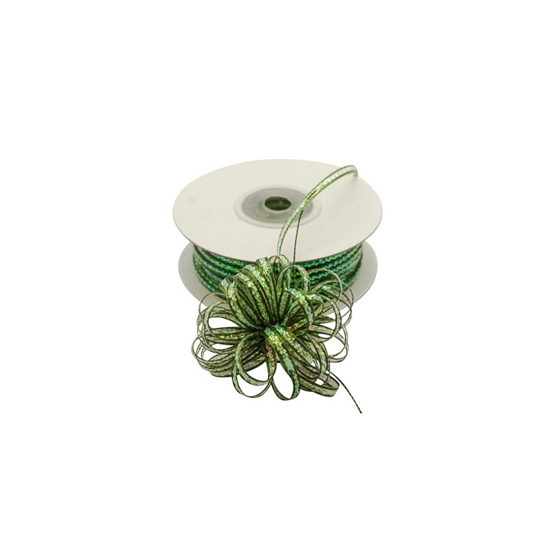 Lassos Boutique 1/8" X 50 Yards Iridescent Pull String Bows