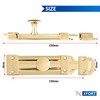 XFORT® 2 Pack Polished Brass Door Bolt, Surface Mounted Sliding
