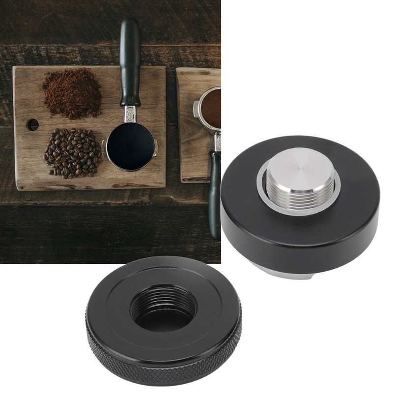 Coffee Distributor Adjustable Depth Tamper Press Hammer Distribution Tool for