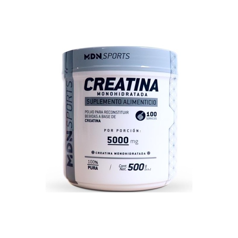 MDN SPORTS Creatina Monohidratada 100% | Pura 500g | 100