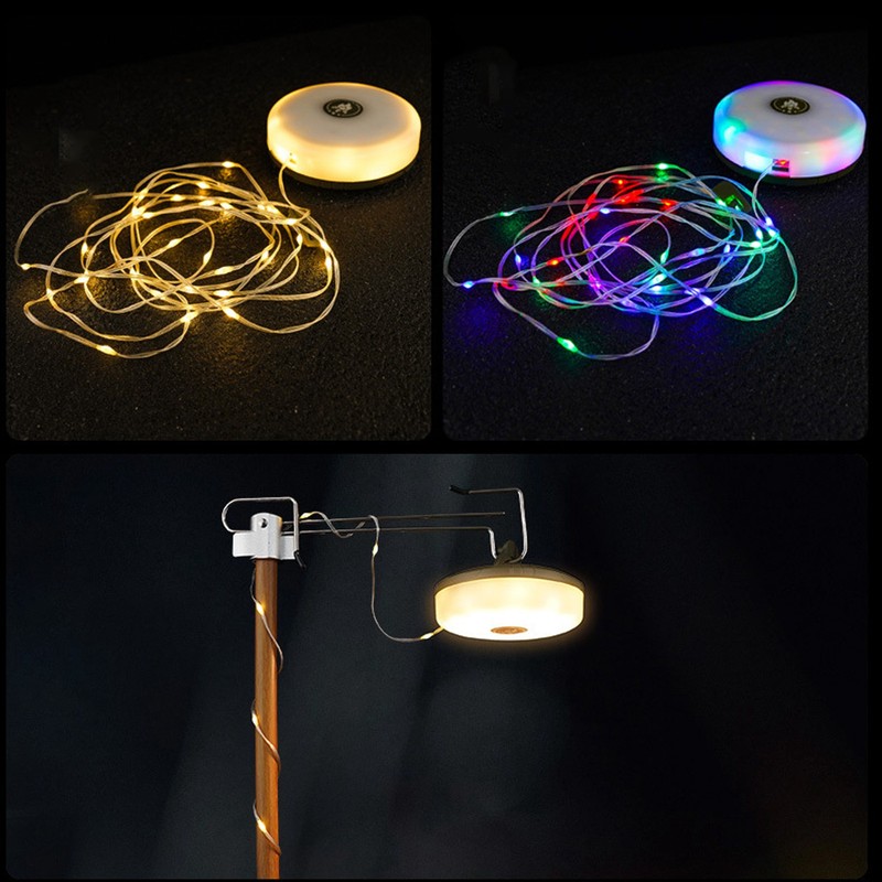 Camping Light String Multi Modes Flexible Waterproof USB Rechargeable Outdoor