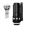 R&T 3-Inch Dual Flush Valve with Top Push Button Toilet
