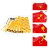 5 Set Fuel Can Spout Kit Anti Spill HDPE Flexible