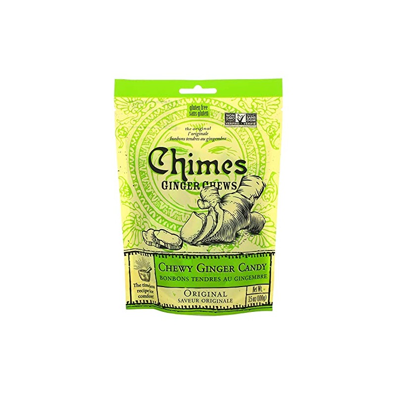 CHIMES Original Ginger Chews, 100 GR