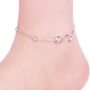 SUNCHIO Ankle Bracelet for Women,Sterling Silver Infinity Anklets Gifts for